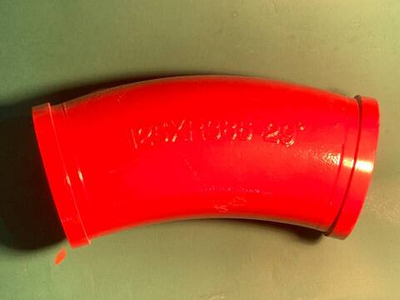 Угол бетоновода DN125*R385*29