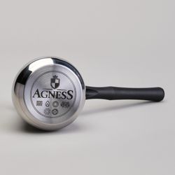 ТУРКА AGNESS, 350МЛ, НЕРЖ.СТАЛЬ 304, ТЕРМОАККУМУЛИРУЮЩЕЕ ДНО, ИНДУКЦИЯ