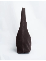 Сумка через плечо шоппер натуральная замша