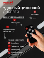 Вытяжка встраиваемая MACBI M-Box-G 60R BLACK черное стекло 850 м3/ч +ПДУ