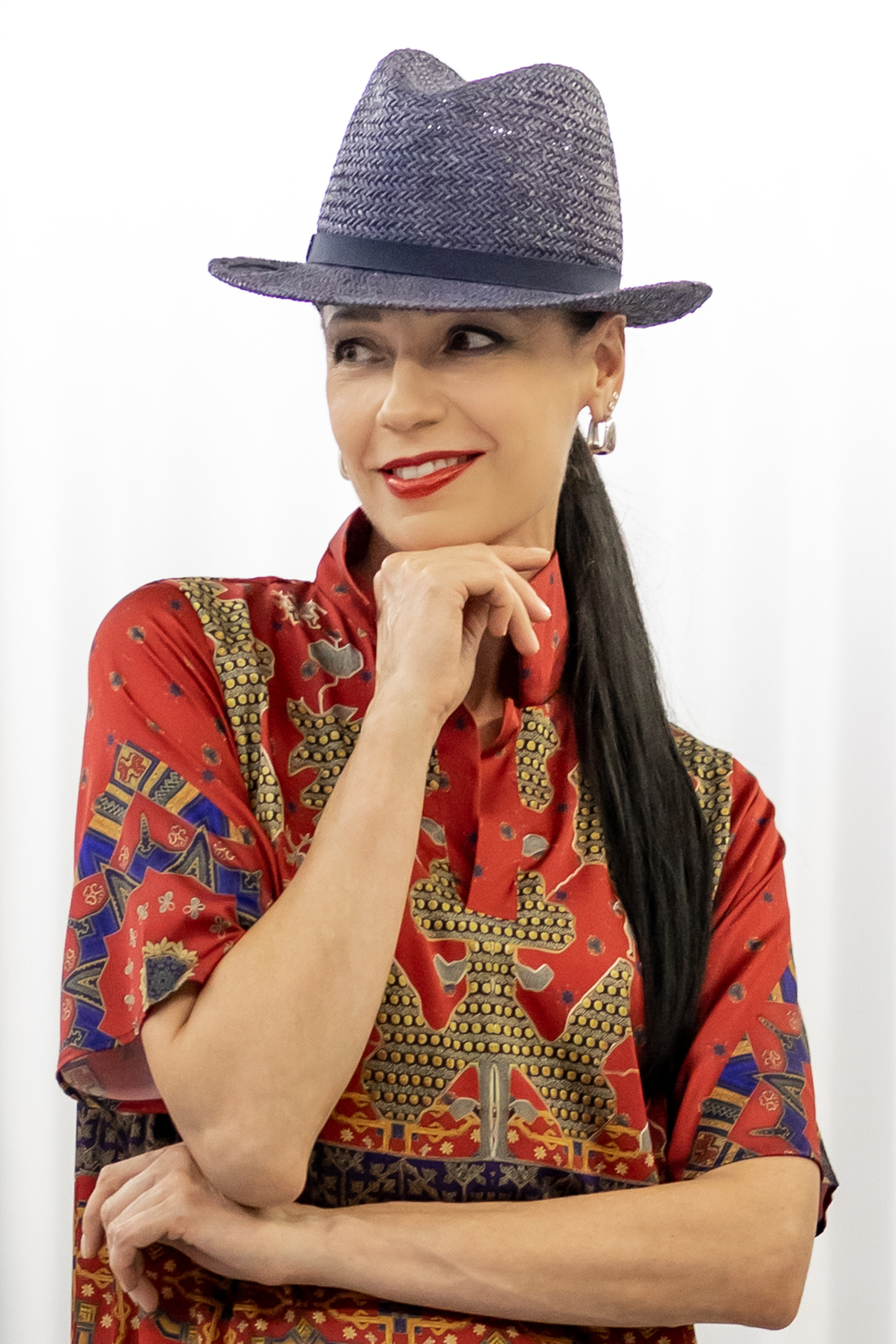 Платье-рубашка "Макошь", по мотивам древнерусской обережной вышивки