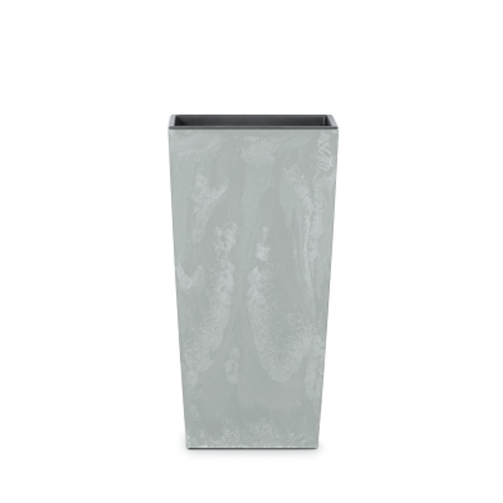 Кашпо Urbi square beton серое 40х40х75 см