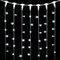 Светодиодный занавес 2*1 м., 200 белых LED ламп, прозрачный провод ПВХ, LTC (PCL202-10-2W)