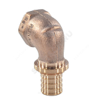 Угольник для PE-X труб аксиальный бронза Дн 20х3/4" ВР RAUTITAN RX+ Rehau 14563561001 (13660971001)