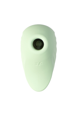 Вакуум-волновой бесконтактный стимулятор клитора Satisfyer Pearl Diver, силикон, мятный, 5 см