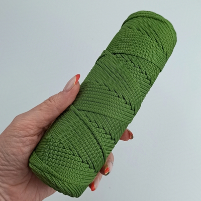 Полиэфирный шнур круглый 3 мм Трава