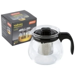 Чайник заварочный PERSONA объем 750 мл, из жаропр стекла с фильтром из нерж стали, с ручко