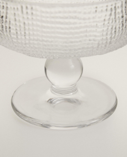 Zara Home бокал из стекла, цвет прозрачный, 12 см