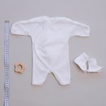 Слип распашной на кнопках для недоношенных "Тофу" 0+