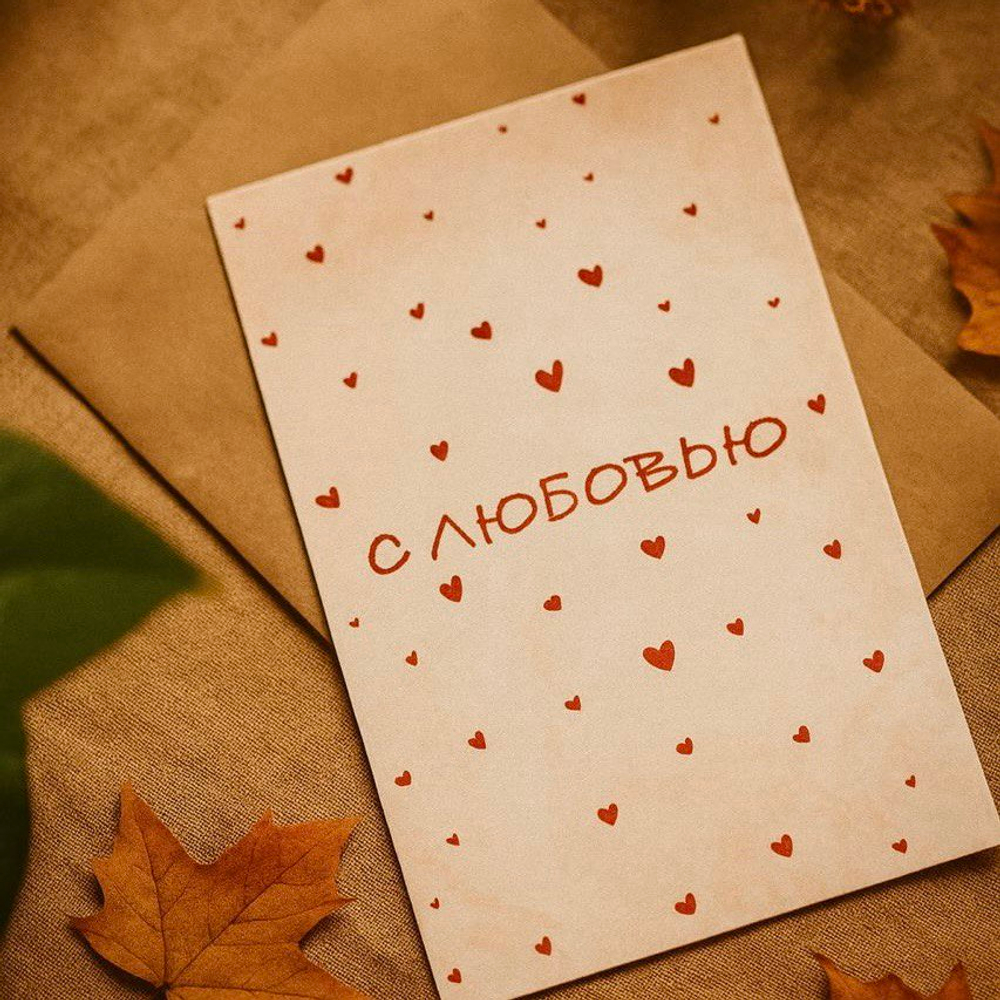 Открытка “С любовью”