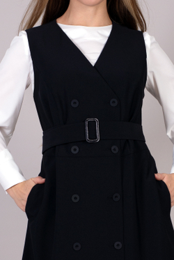 Сарафан женский 4408ЗП, черный #70Ч084408ЗП