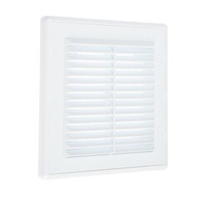 Решётка вентиляционная в рамке с москитной сеткой 250х250 мм Люкс