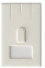 Вкладыш 13/наклонный/для гарнитура/2 прорези сверху/язычок/окошко для бирки/прорезь для нитки