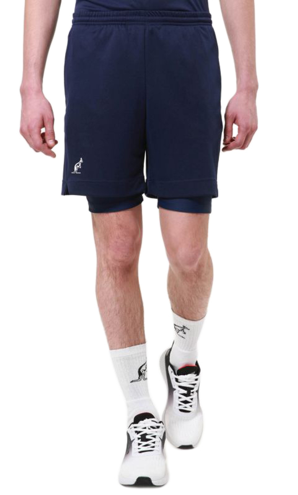 Мужские теннисные шорты Australian Ace Shorts with Lift - blue cosmo/blue cosmo