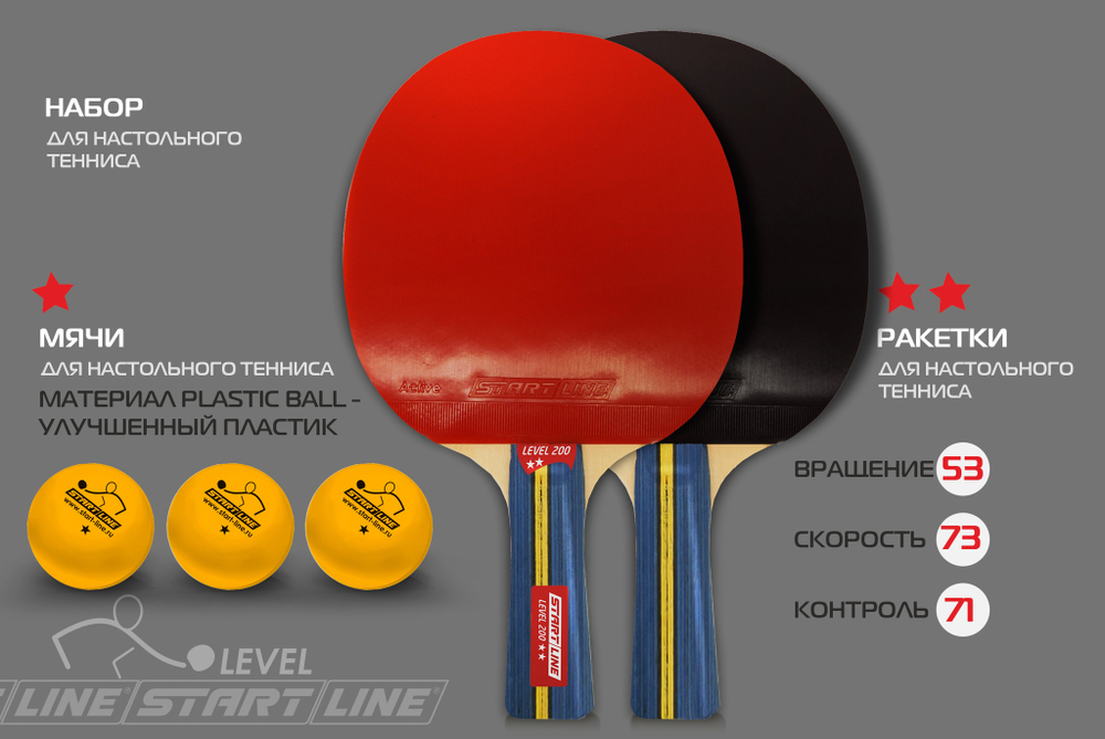 Набор 4 р-ки Level 200, 6 мячей Club Select 61-453-1