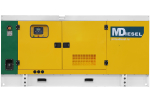 Резервный дизельный генератор МД ЭД-150-Т400-1РКМ29 в шумозащитном кожухе на шасси