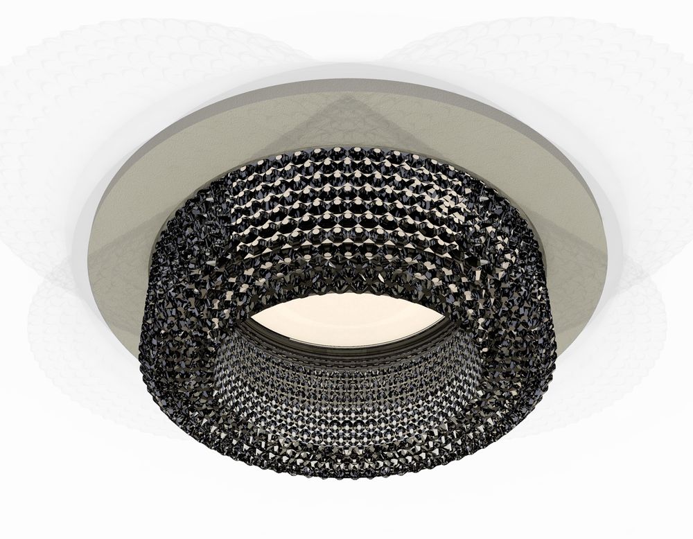 Ambrella Комплект встраиваемого светильника с композитным хрусталем Techno XC7623021