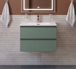 Тумба с раковиной подвесная BelBagno KRAFT-700-2C-SO-VO Еловый матовый, раковина белая BB-8099-70