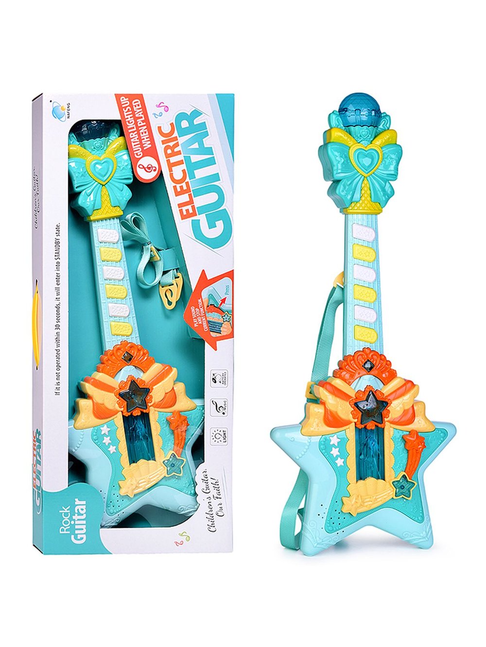 Гитара детская игрушка "Яркая звёздочка"  (668A)
