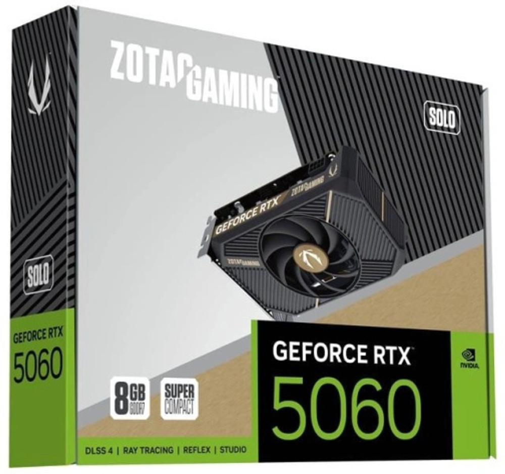 Видеокарта Zotac GeForce RTX 5060 SOLO (ZT-B50600G-10L)