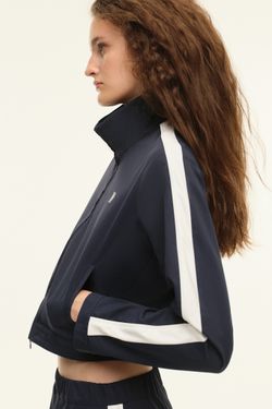 Куртка-бомбер (((Sporty&Chic))), темно-синяя