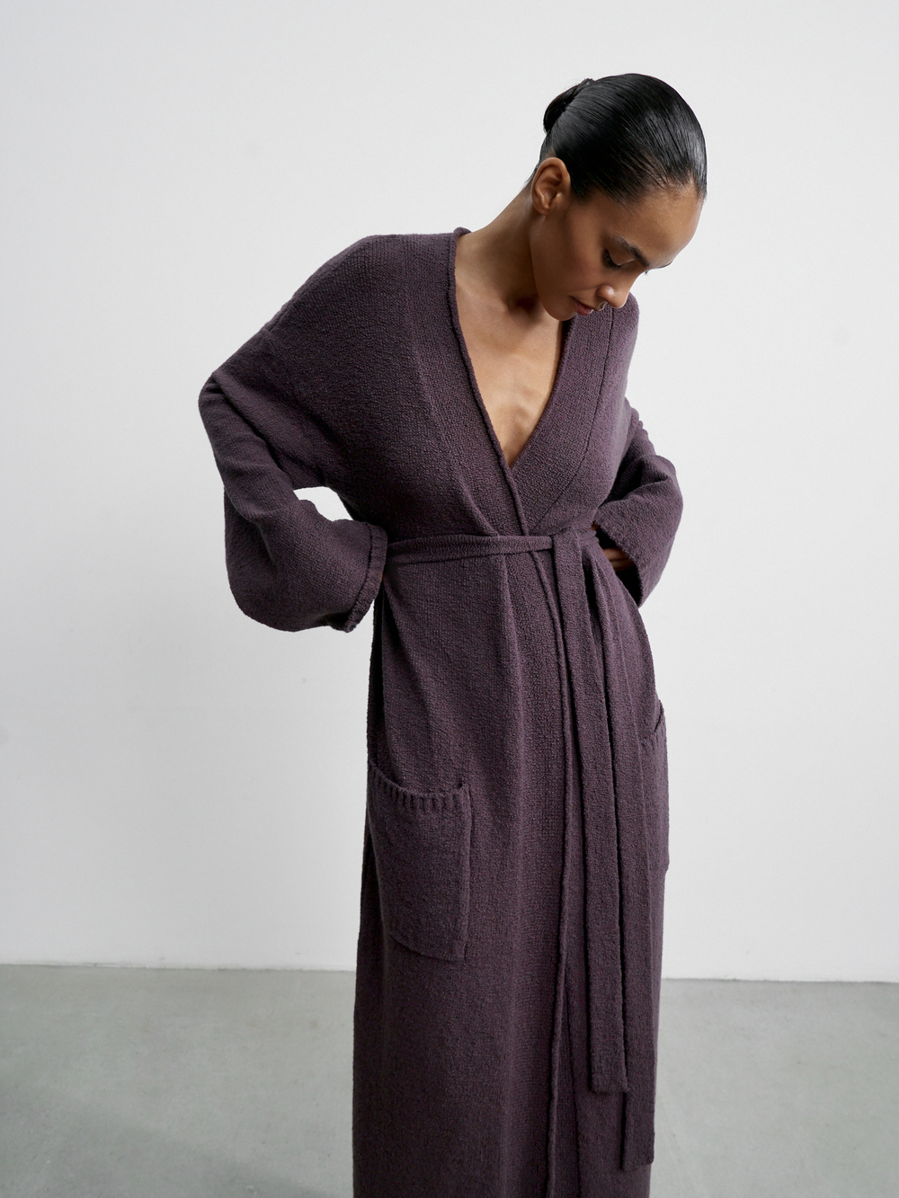 Кардиган ROMEE длинный, ардезия