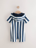 Комбинезон махровый пляжный для мальчика Next E92-311, Синий, Белый