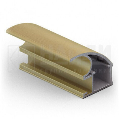 Вертикальный профиль С-crimp (5,40 м) золото матовое