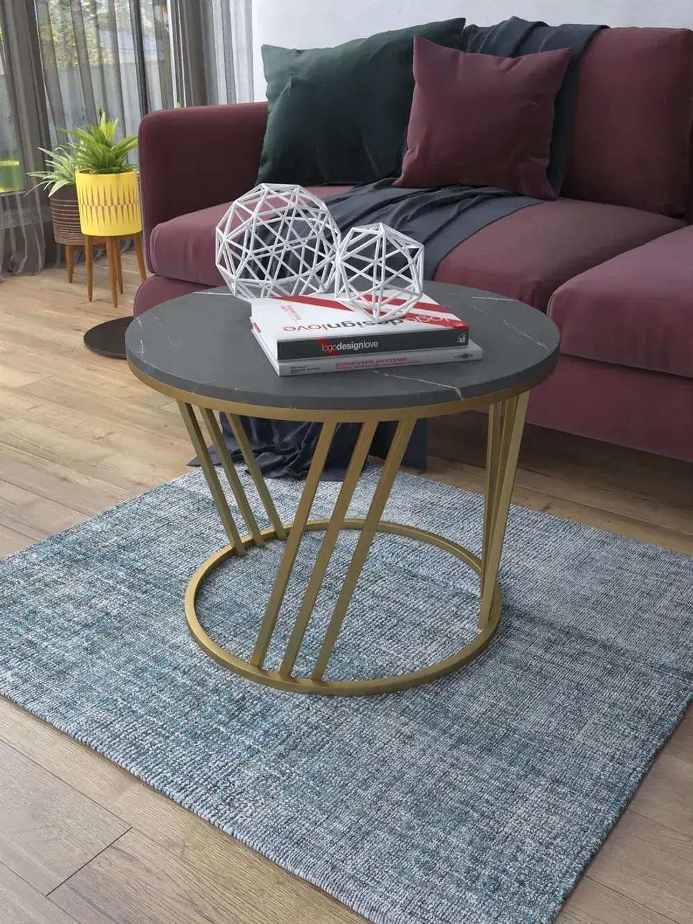 Журнальный стол Адидас - ЗЧ - МДФ в ПВХ