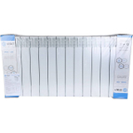 Радиатор биметаллический STOUT Space 500 - 10 секций (подключение нижнее правое, цвет белый)