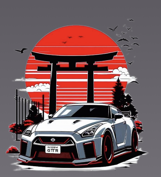 Термонаклейка "Восход" 10 на 10 см