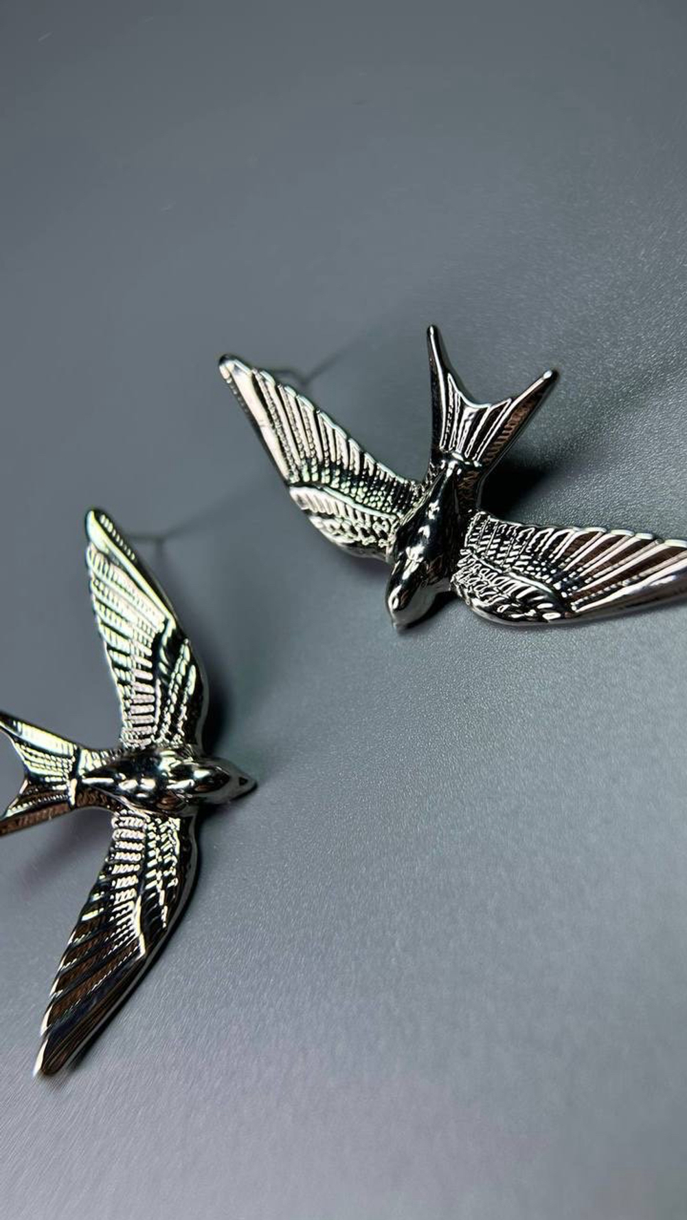 Серьги птицы