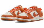 Кроссовки Nike Dunk Low Wmns "Cracked Orange""Total Orange" (Женская размерная сетка)