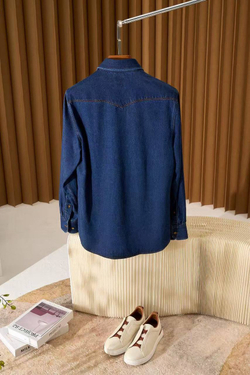 Джинсовая рубашка