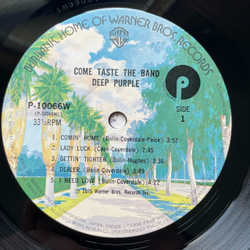 Винтажная виниловая пластинка LP Deep Purple Come Taste The Band (Япония 1975) (Без Оби)