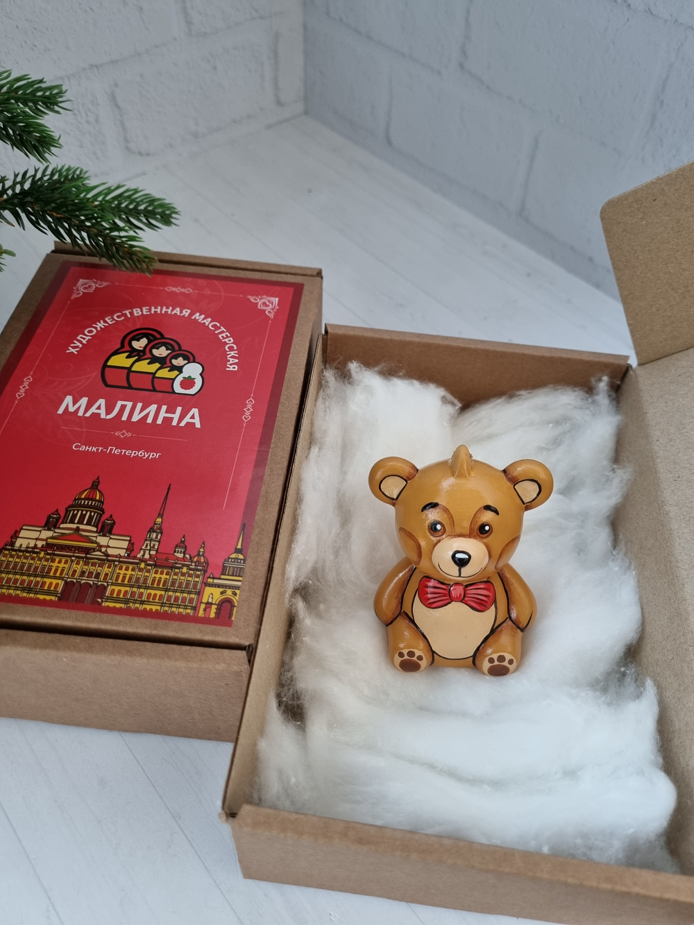 Мишка с бантом