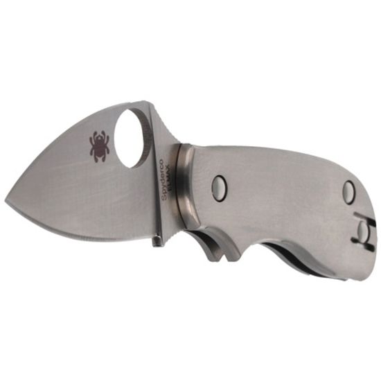 Складной нож Spyderco Squeak 154TIP c клинком из стали Uddeholm Elmax® SuperClean, рукоять титан