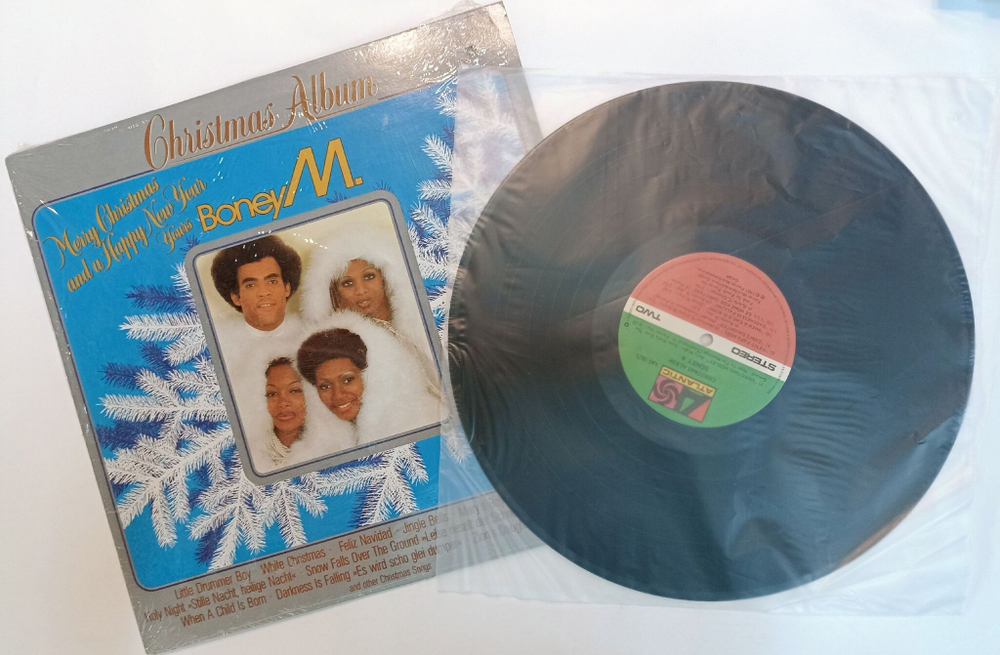 Винтажная виниловая пластинка LP Boney M Christmas Album (Canada 1981)