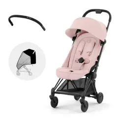 Прогулочная коляска Cybex Coya Peach Pink Matt Black