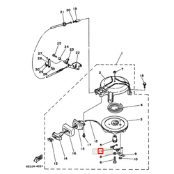 Пружина кикстартера Yamaha 4-5 (PREMARINE)