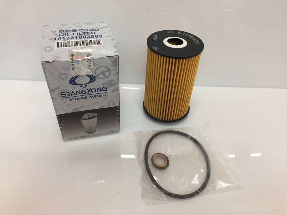 Фильтр масляный 1721803009 Ssang Yong Actyon NEW 2010-
