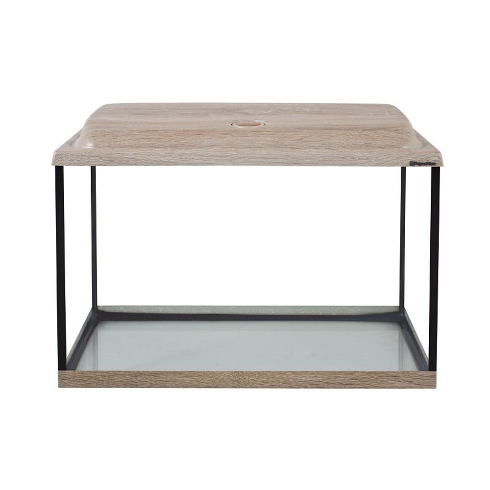 Аквариум П72 / 66л прямой Дуб сонома LED (60*30*40)+Крышка, лампа LEDDY TUBE Retro Fit Sunny 1*10Вт,