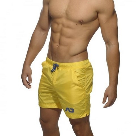 Мужские шорты удлиненные желтые Addicted Sport Shorts Yellow