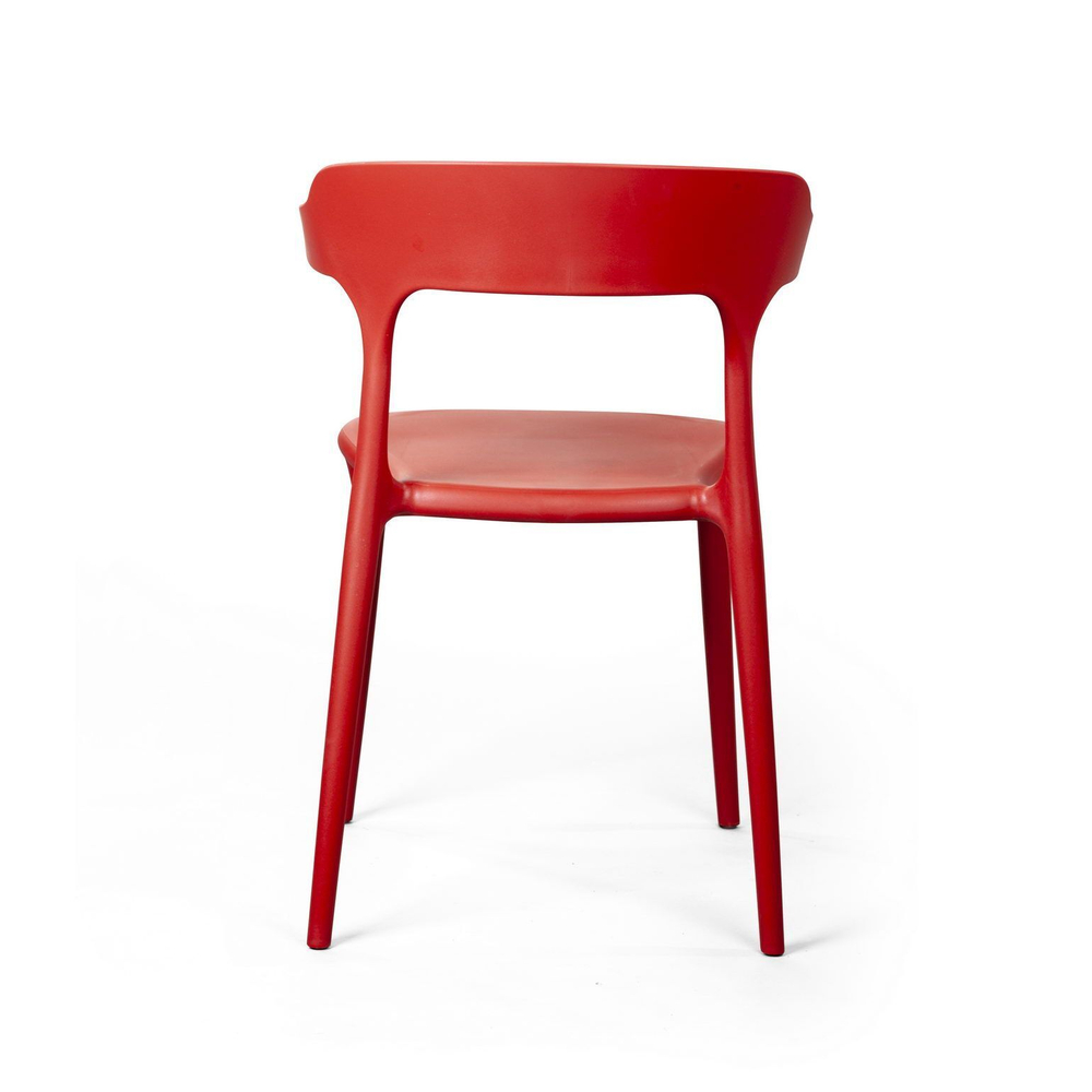 Стул Leo, первичный пластик красный
