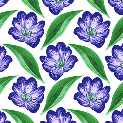 Тюльпаны и листики