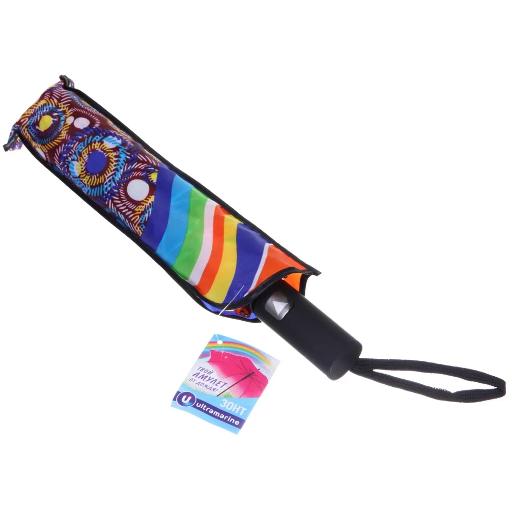 Зонт женский полуавтомат «Кланти», микс 6 цветов, 8 спиц, d-100см, длина в слож. виде 30см