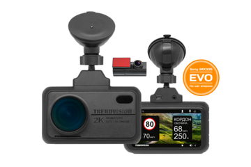 Видеорегистратор TrendVision Hybrid Signature EVO Wi 2CH