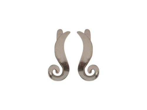 "Друзья" серьги в серебряном покрытии из коллекции "Игрушки" от Jenavi с английским замком