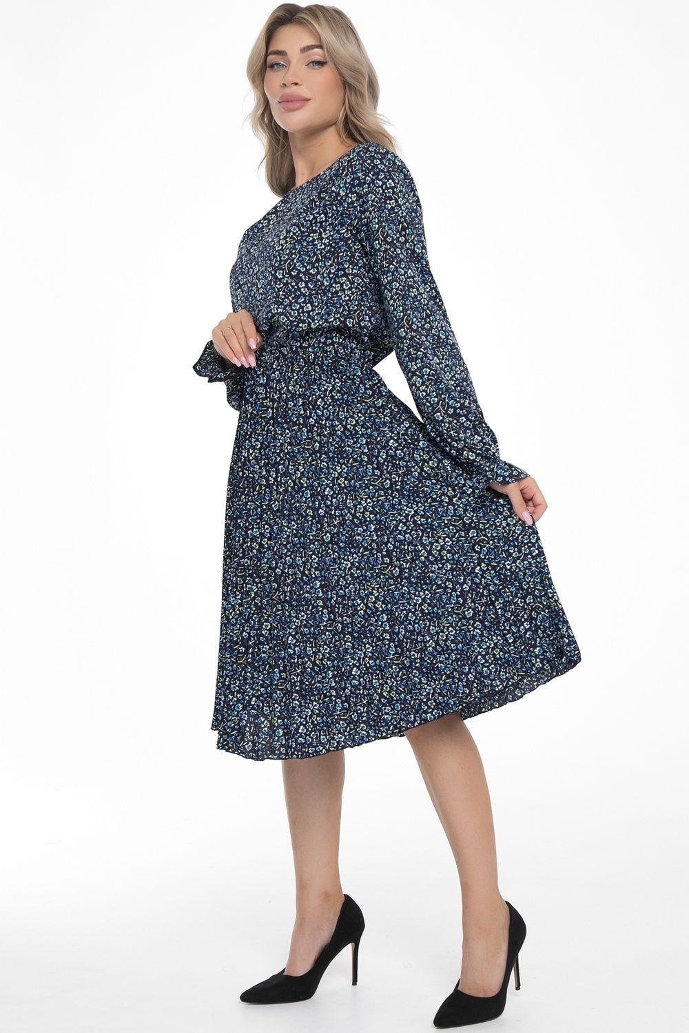 Платье Амелия (гофре, флер) Diolche