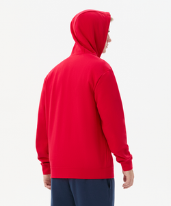 Флисовое худи на молнии ESSENTIAL Cotton Fleece FZ Hoodie, красный